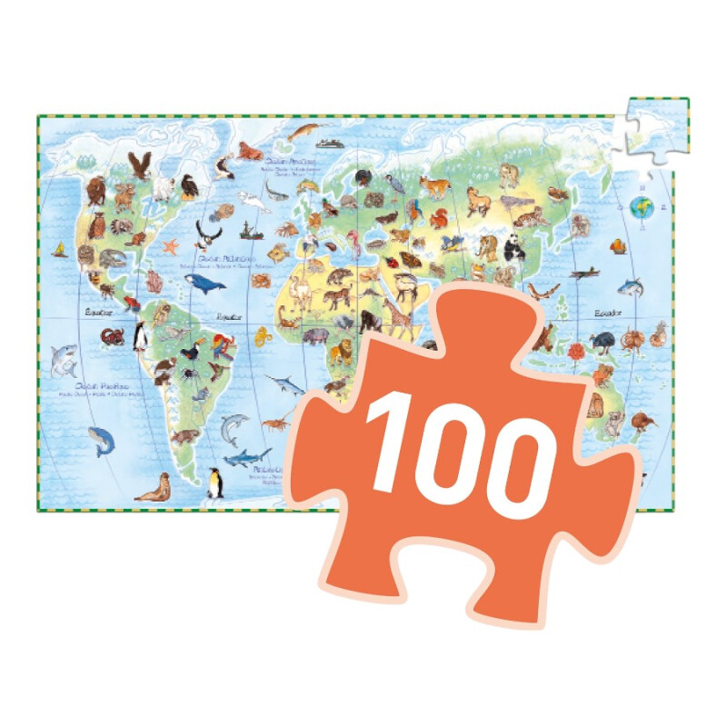 Puzzle Observación Animales del Mundo Djeco Puzzle Observación Animales del Mundo Djeco