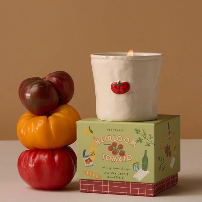 Vela aromática de cerámica 8oz Heirloom Tomato