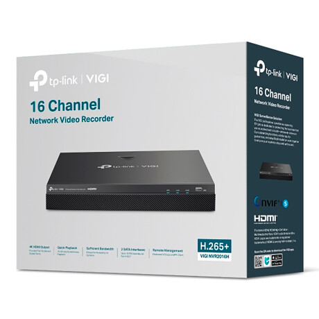 Nvr Tp-link Vigi NVR2016H 16 Canales 4K 001