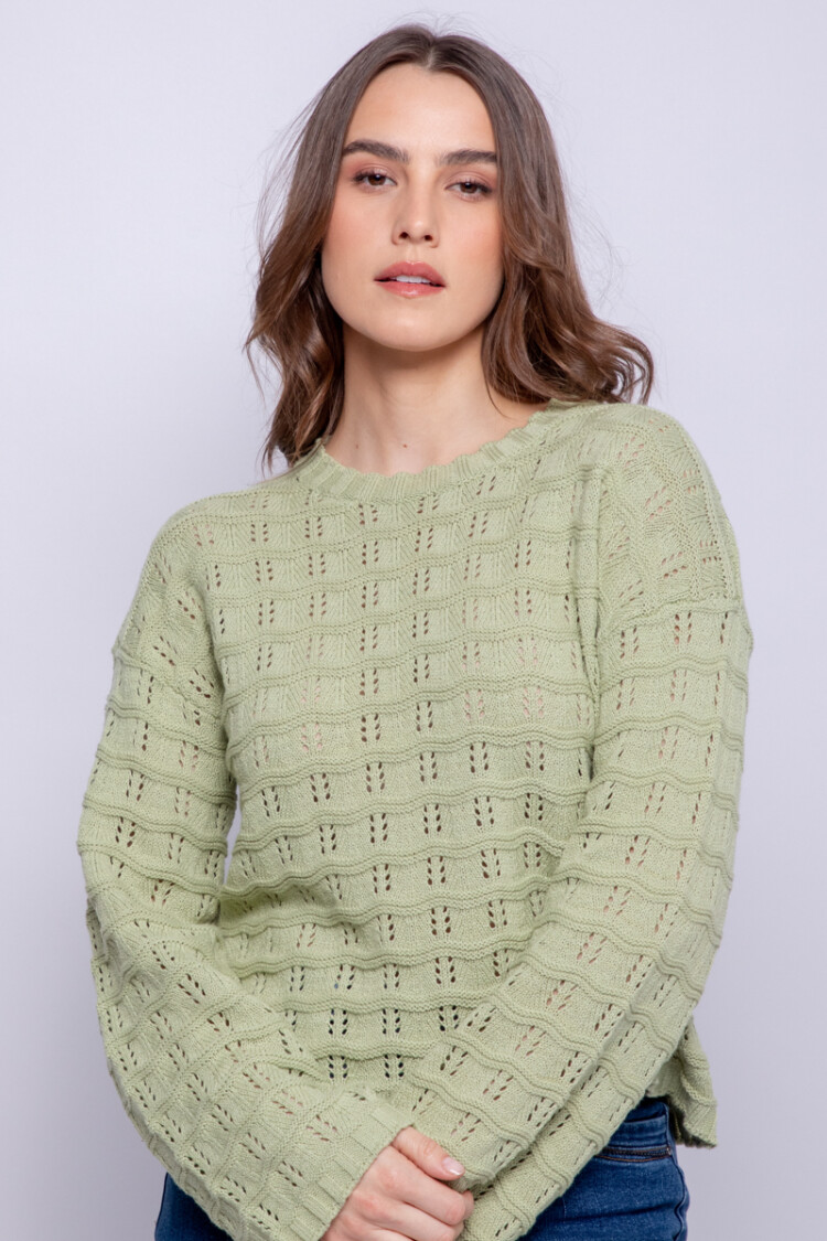 SWEATER CLAVIA Verde Monte