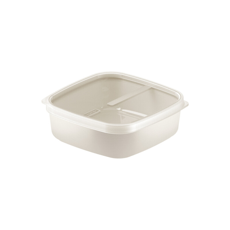 Tupper en Plástico Resistente con Tapa Tramontina 1.1L Arena