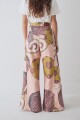 PANTALON WIDE XL PRINT TEAM Macros Rosa