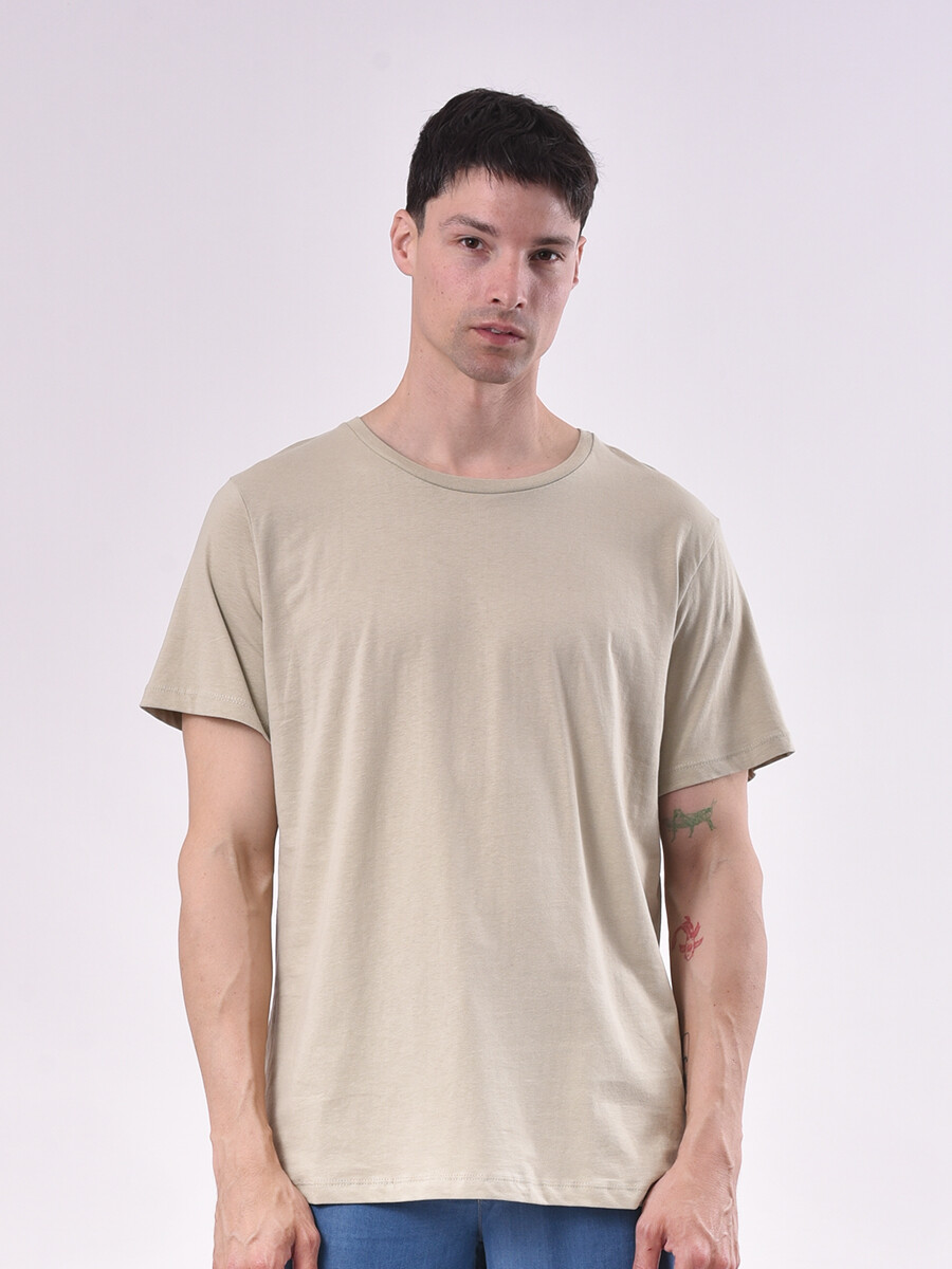 REMERA NAUPLIA - VERDE GRISACEO 