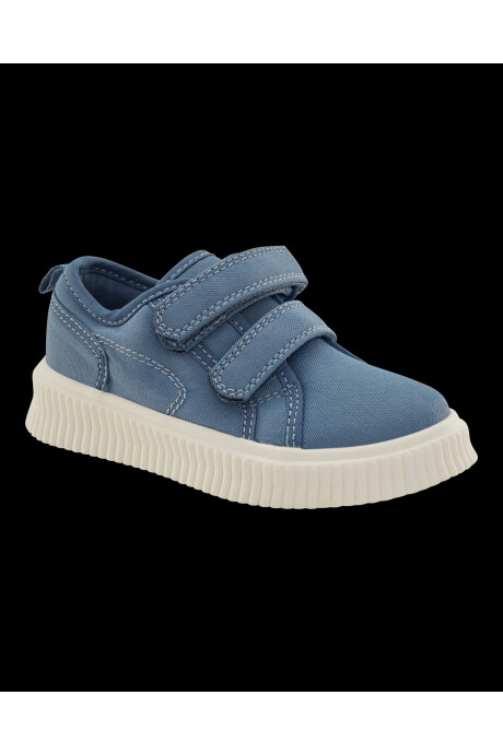 Zapatilla con velcro, azul Zapatilla con velcro, azul