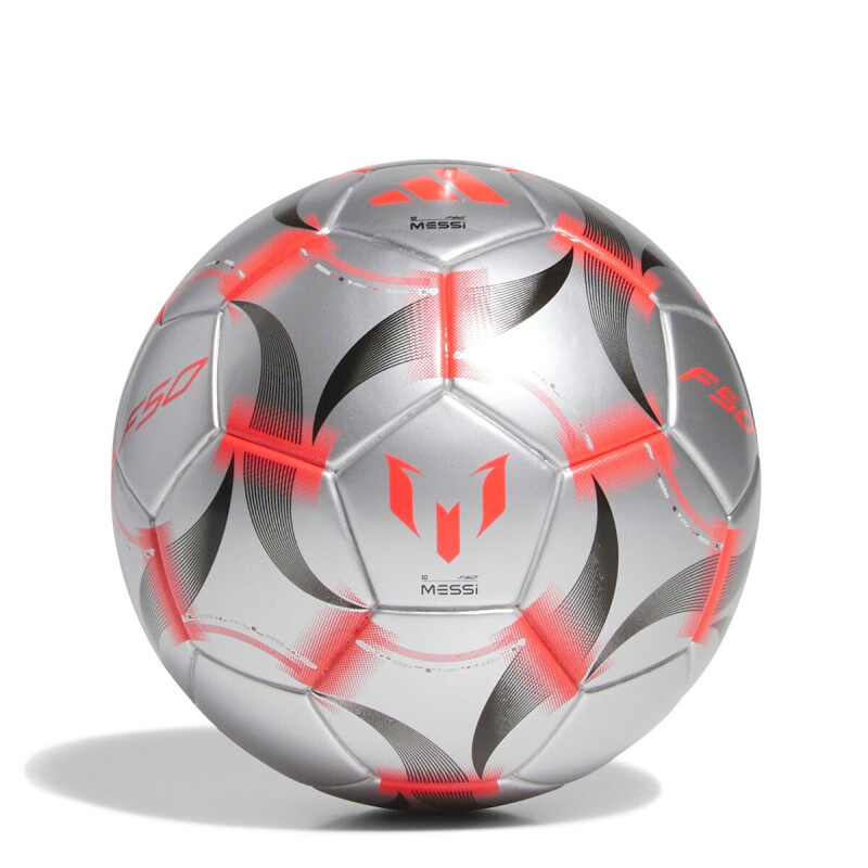 Pelota Adidas Messi Mini Gris - Rojo