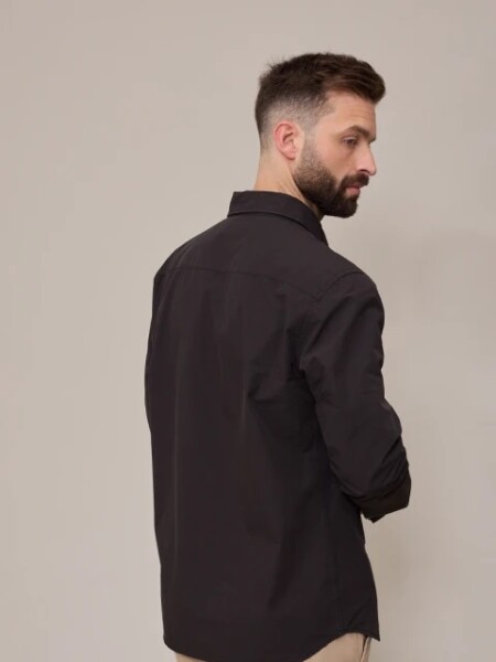 CAMISA POLANCO CROBAT NEGRO