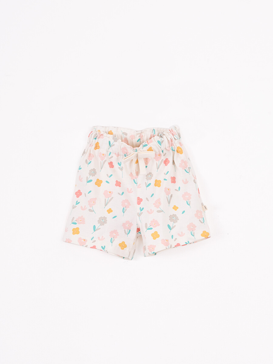 SHORT ESTAMPADO TIRSA - OFF WHITE 