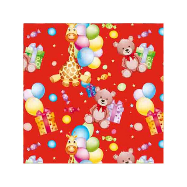 Papel de regalo - infantil Única