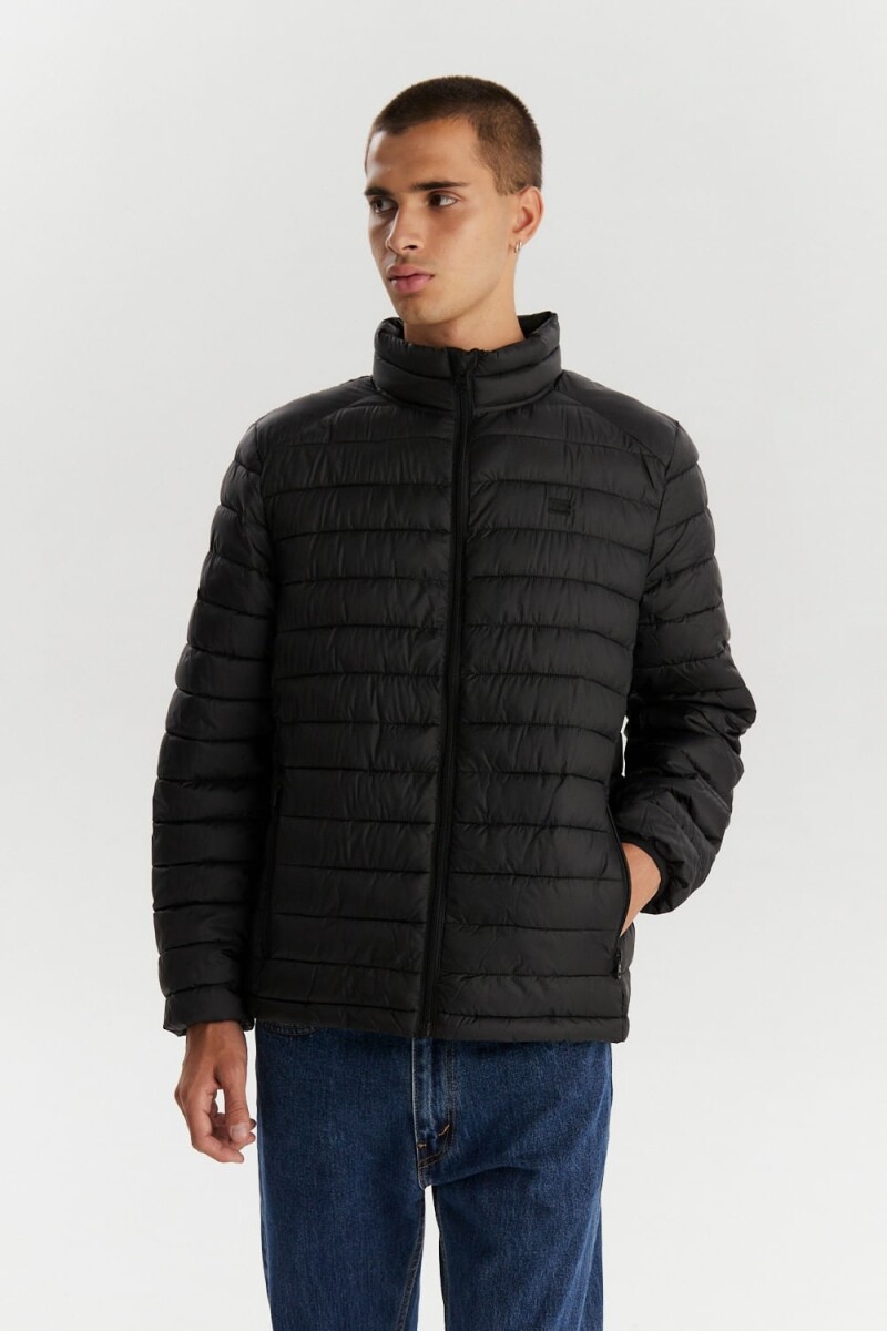 Campera Hombre C/Capucha Nylon Abrigo Levi's - Negro 