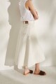 FALDA POMELA DENIM Crudo