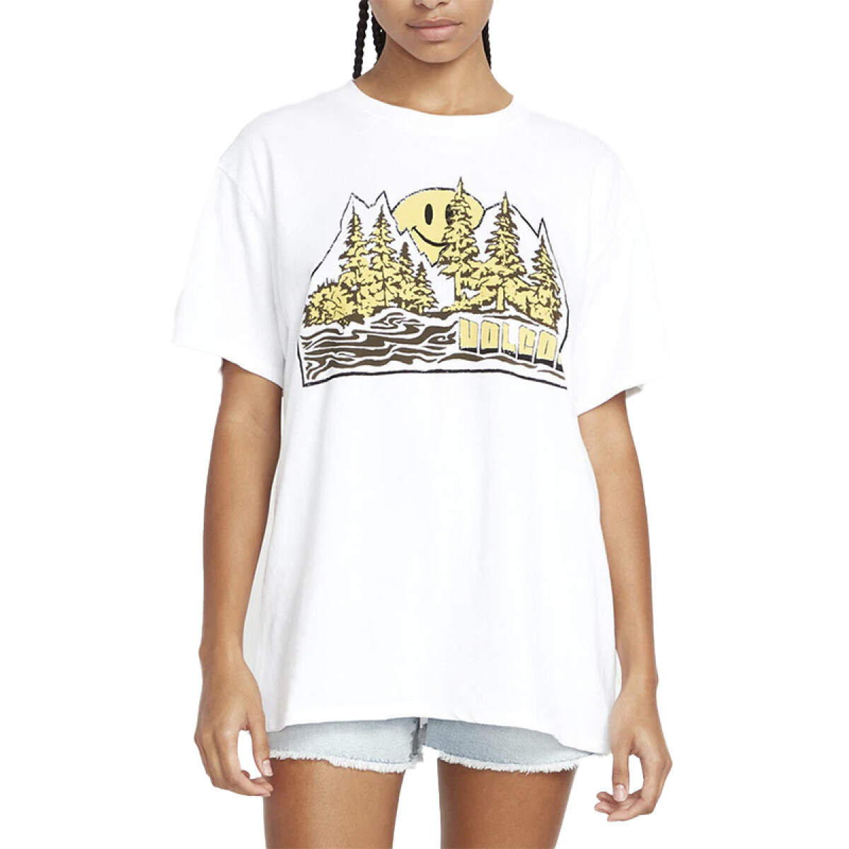 Remera Volcom Stone Tech - Blanco 