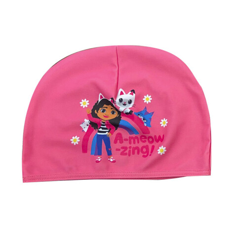 Gorra Natación Infantil La Casa De Gabby Talle Único ROSA