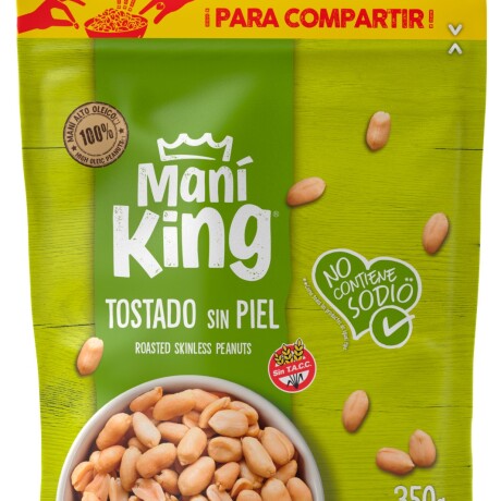MANI PELADO TOST. S/SAL 350G KING MANI PELADO TOST. S/SAL 350G KING