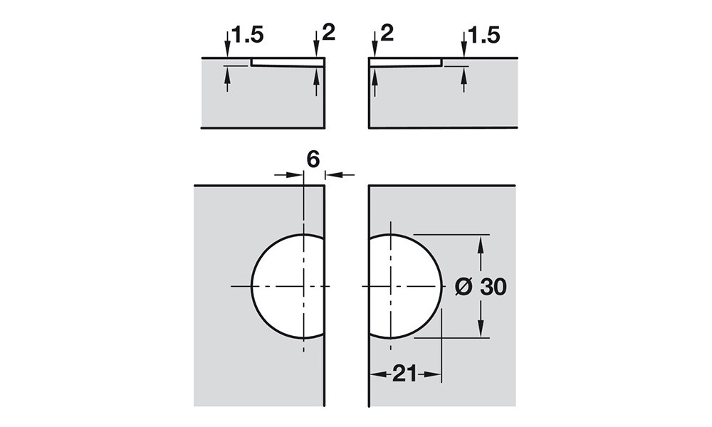 Bisagra p/puerta abatible 342.62.310 negro Bisagra P/puerta Abatible 342.62.310 Negro