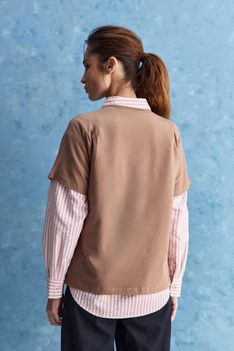 REMERA MOREA Tostado