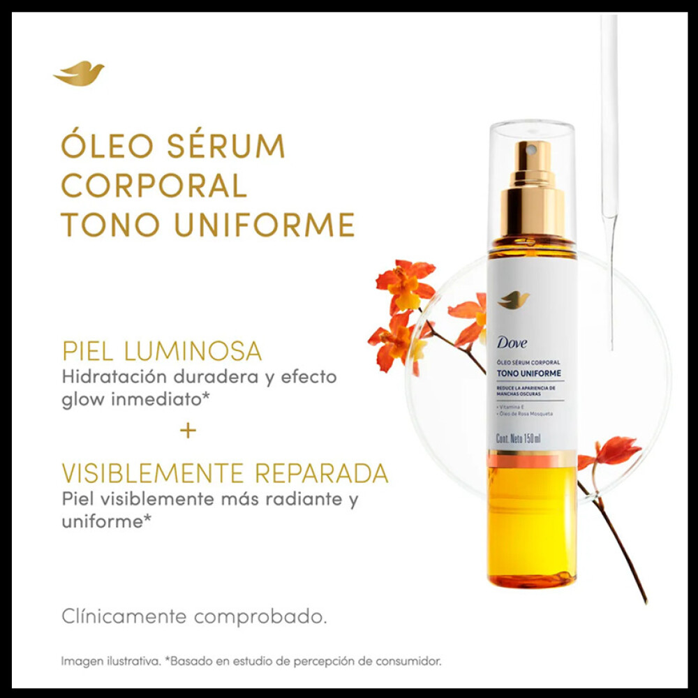 DOVE OLEO SERUM CORPORALTONO UNIFX 150 M única