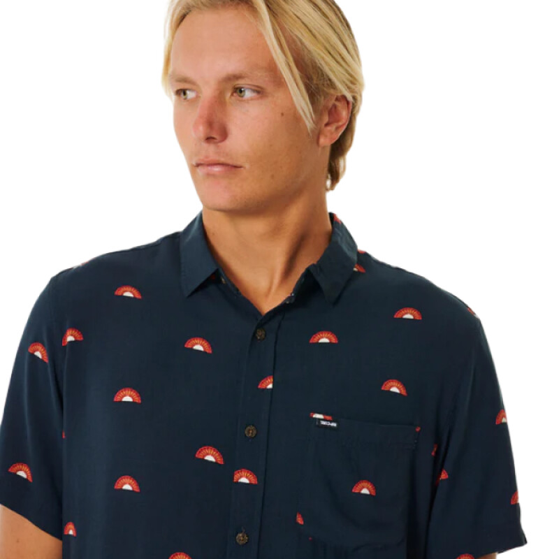 Camisa MC Rip Curl Party Pack - Azul Camisa MC Rip Curl Party Pack - Azul