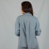 Camisa Dama 3/4 Lino Blue