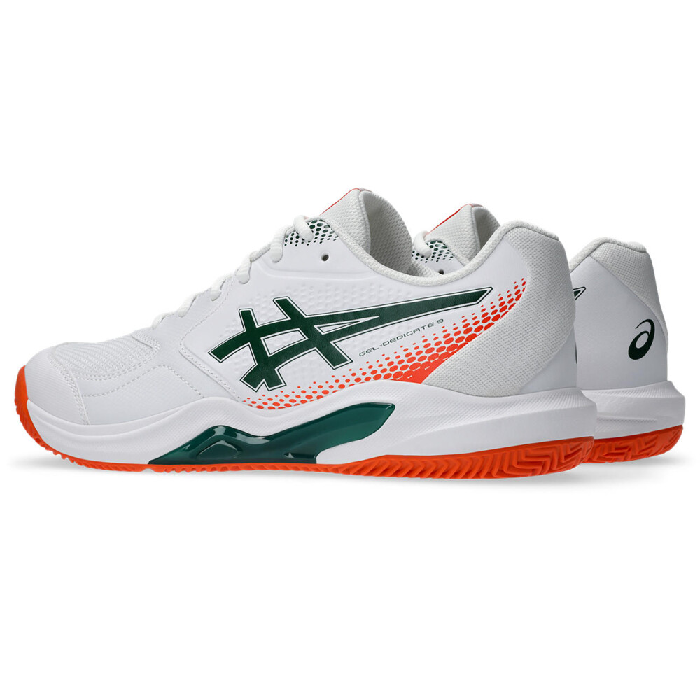 Zapatillas Tenis Gel-Dedicate 9 Padel Hombre White/jewel Green