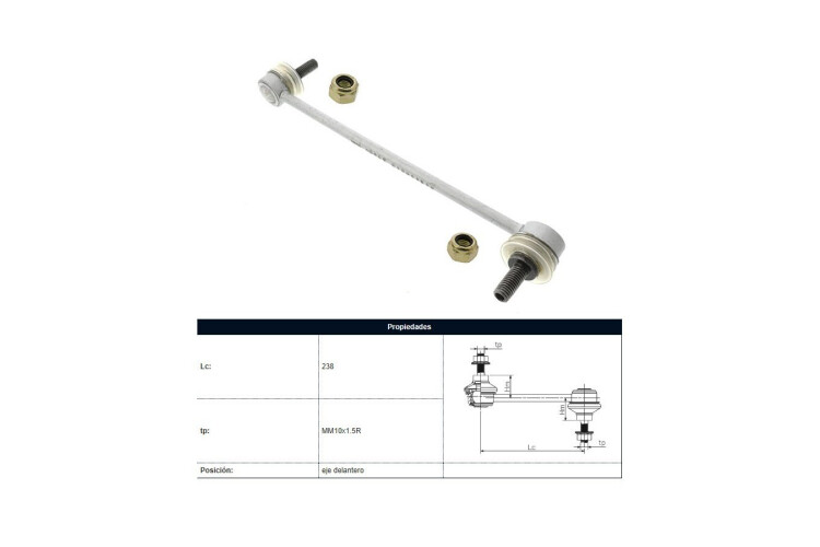 Bieleta Ford Focus/Ka/Escort/Fiesta 89-25 Der/Izq Bieleta Ford Focus/Ka/Escort/Fiesta 89-25 Der/Izq