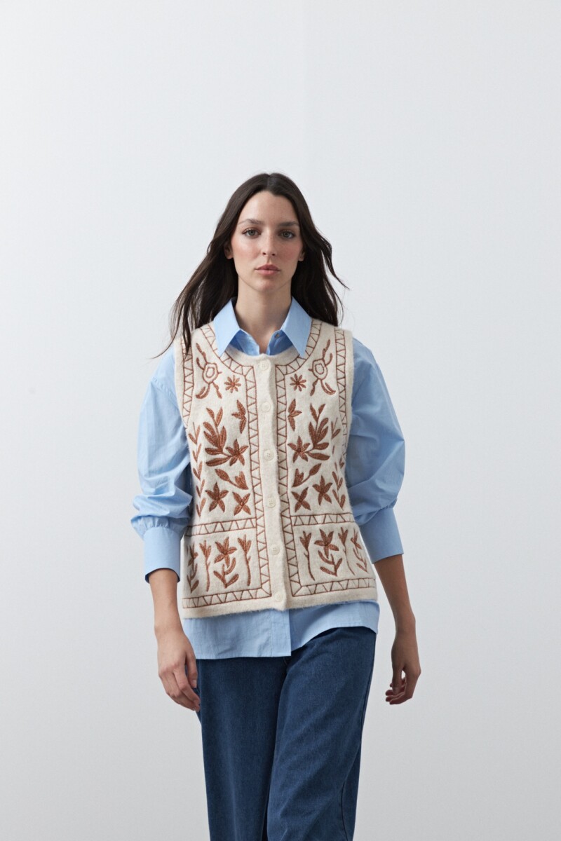 CHALECO LEIA Crudo