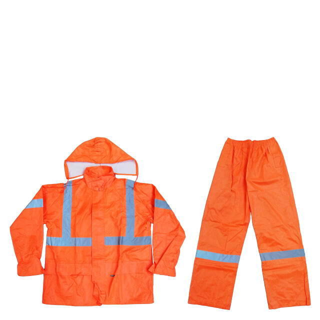 Equipo de lluvia Worker Equipo Oxford Reflectivo Anaranjado - Amarillo Fluo