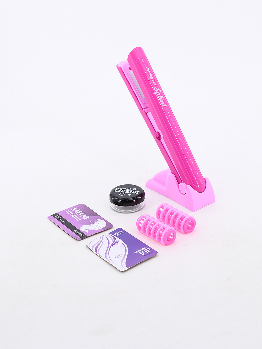 SET BELLEZA CON PLANCHITA - ROSADO 