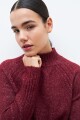 Polera oversized bordo