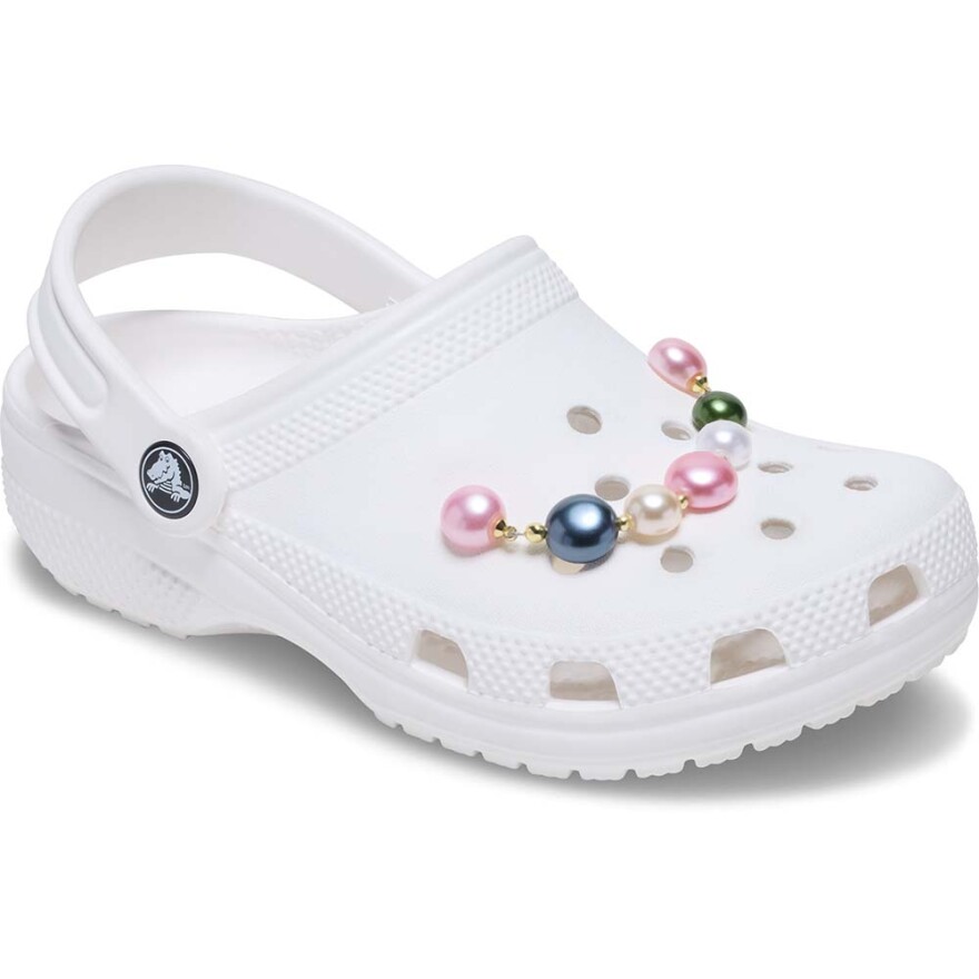 Jibbitz Multi Colored Pearl Chain Multicolor