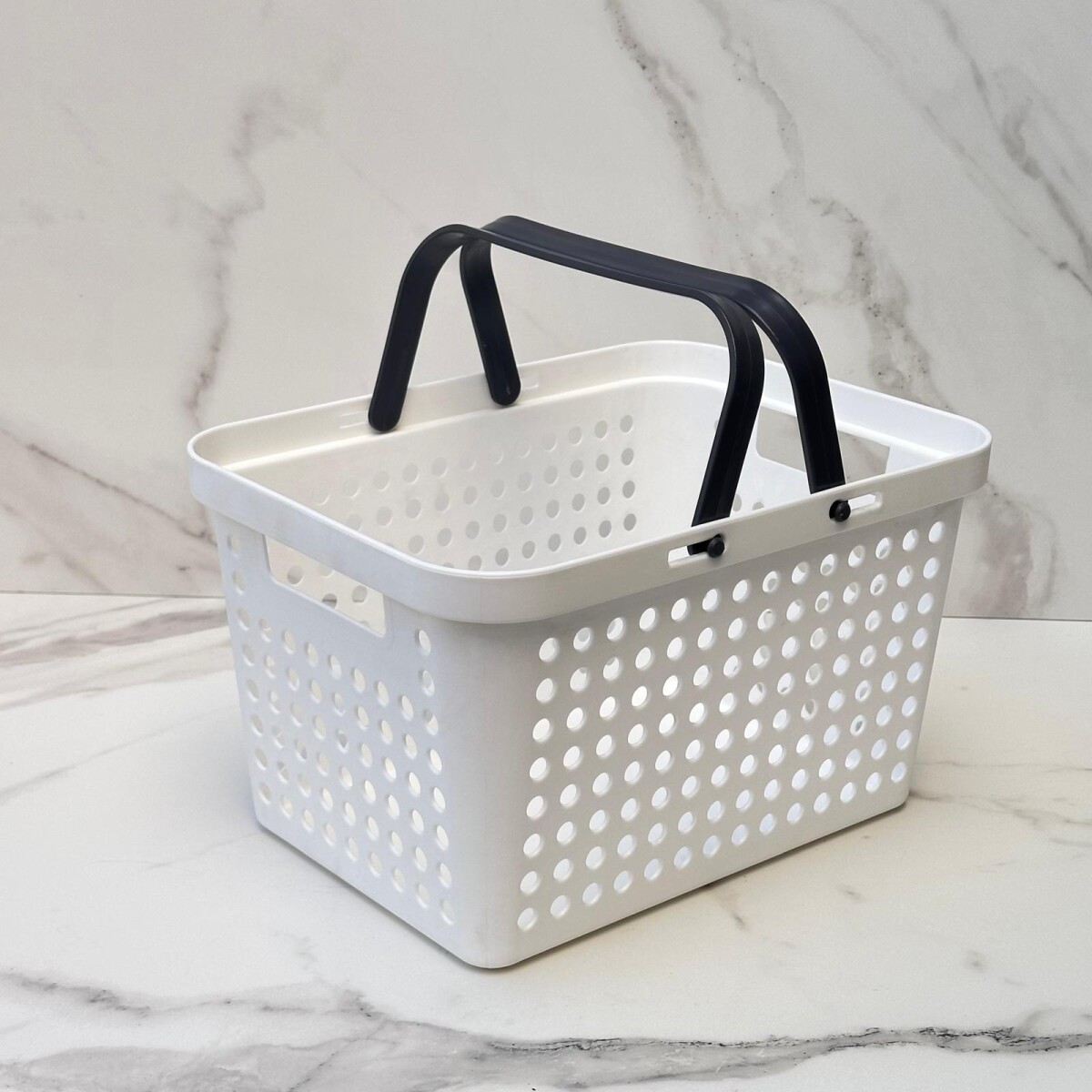 Canasto Organizador Polipropileno Alto 18cm x Ancho 22cm x Largo 31cm 