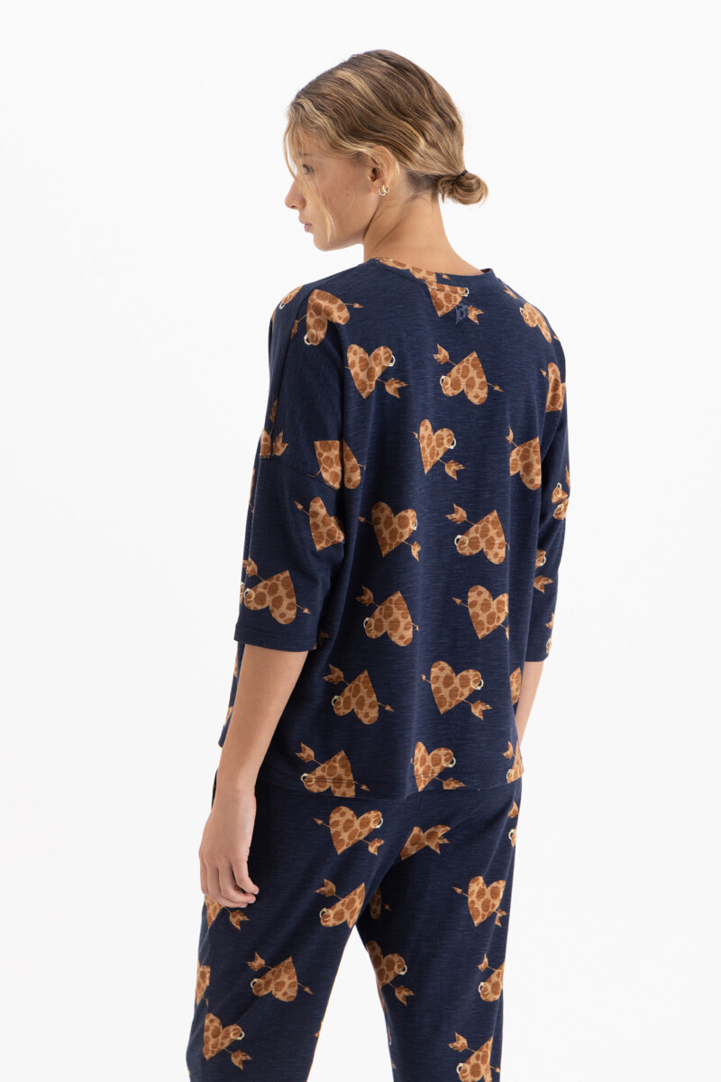 REMERA HONEY Azul Marino