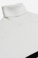 Sweater cuello rompeviento BLANCO