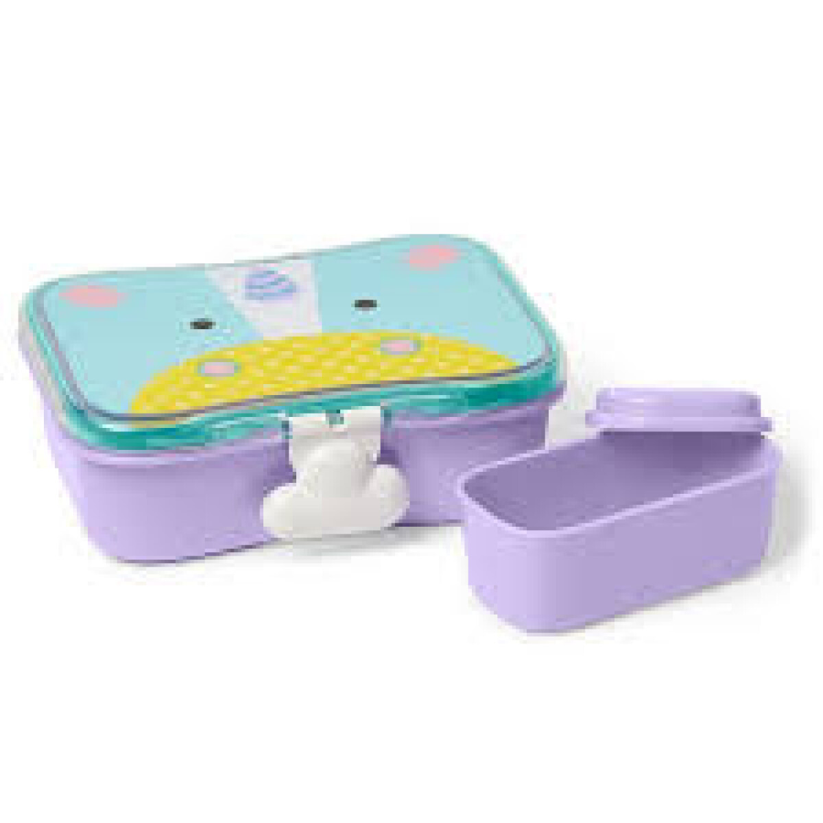 Tupper lonchera 2 en 1 diseño unicornio 