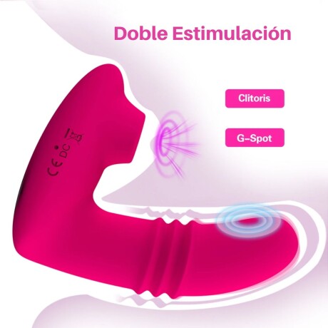 Estimulador Doble Estimulo Con Succión Y Control Remoto Estimulador Doble Estimulo Con Succión Y Control Remoto