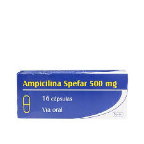 AMPICILINA SPEFAR 500mg 16 CÁPSULAS AMPICILINA SPEFAR 500mg 16 CÁPSULAS