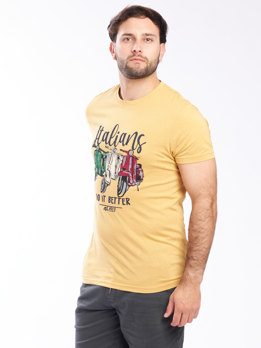 T-SHIRT TANOS 423 - Amarillo 