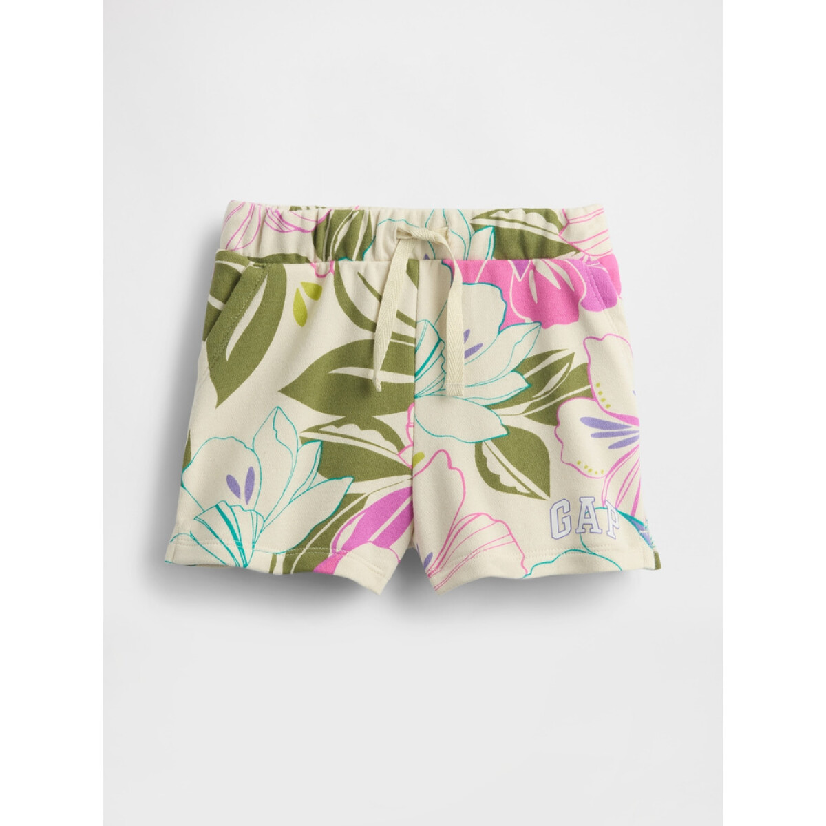 V-FRCH FT LOGO SHORT - TROPICAL FLORAL 