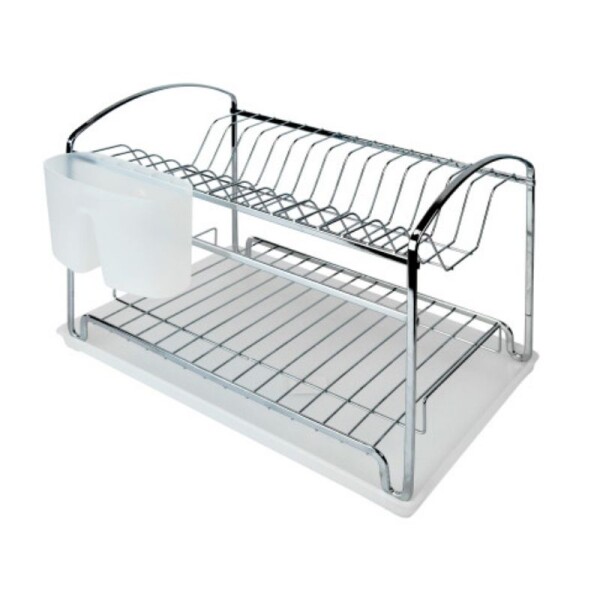 ESCURREPLATO DOBLE INOX CON BANDEJA ESCURREPLATO DOBLE INOX CON BANDEJA