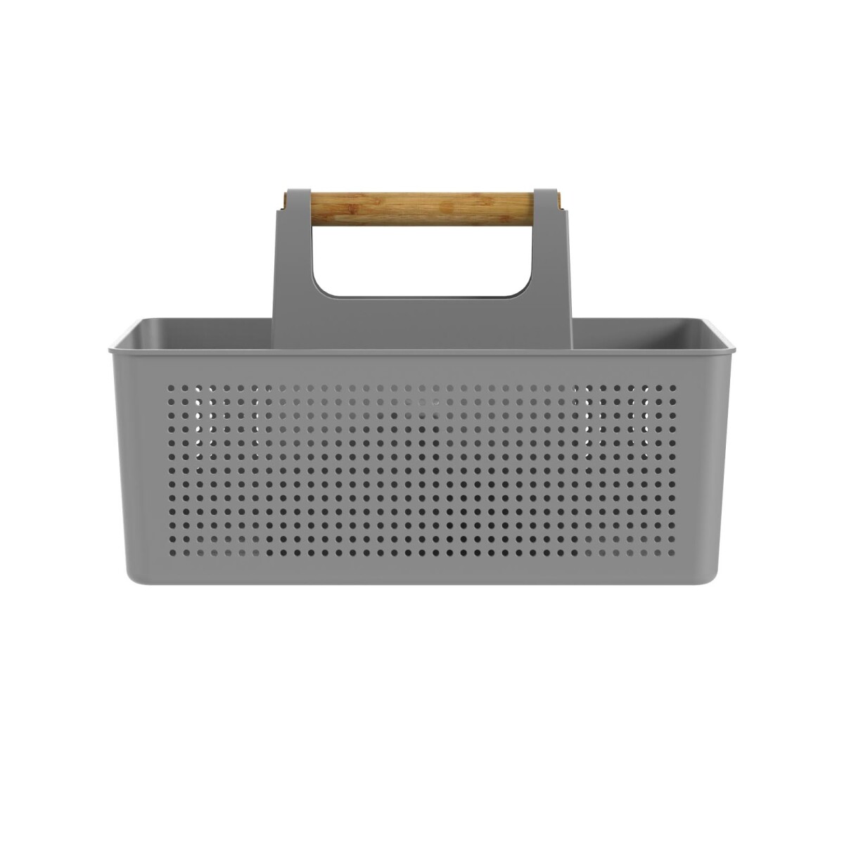 CESTA ALMACENAJE - POLIPROPILENO GRIS FLOW 