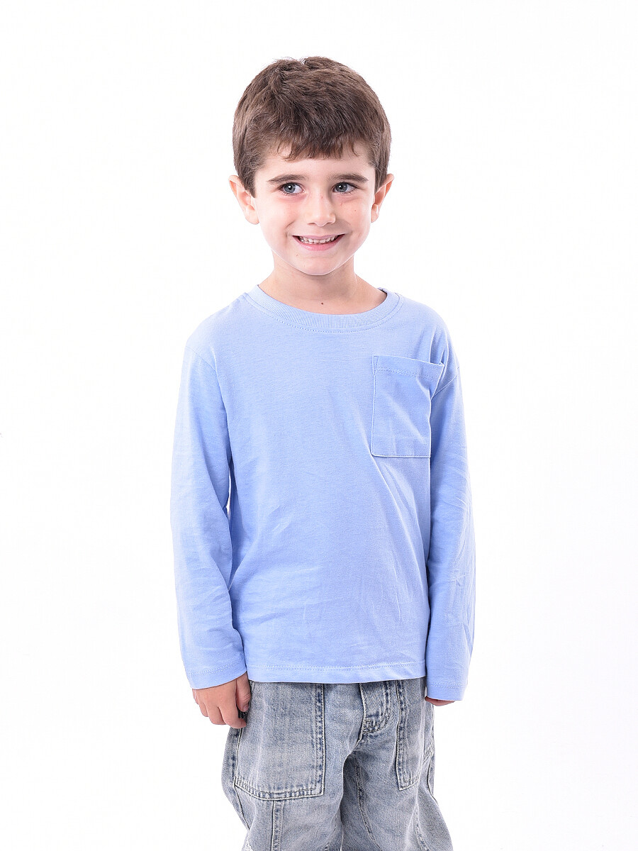 REMERA NACHO BOY - AZUL CLARO 