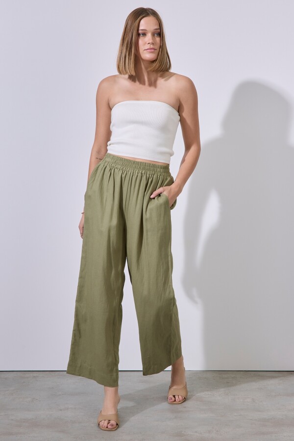 Pantalon Lino OLIVA