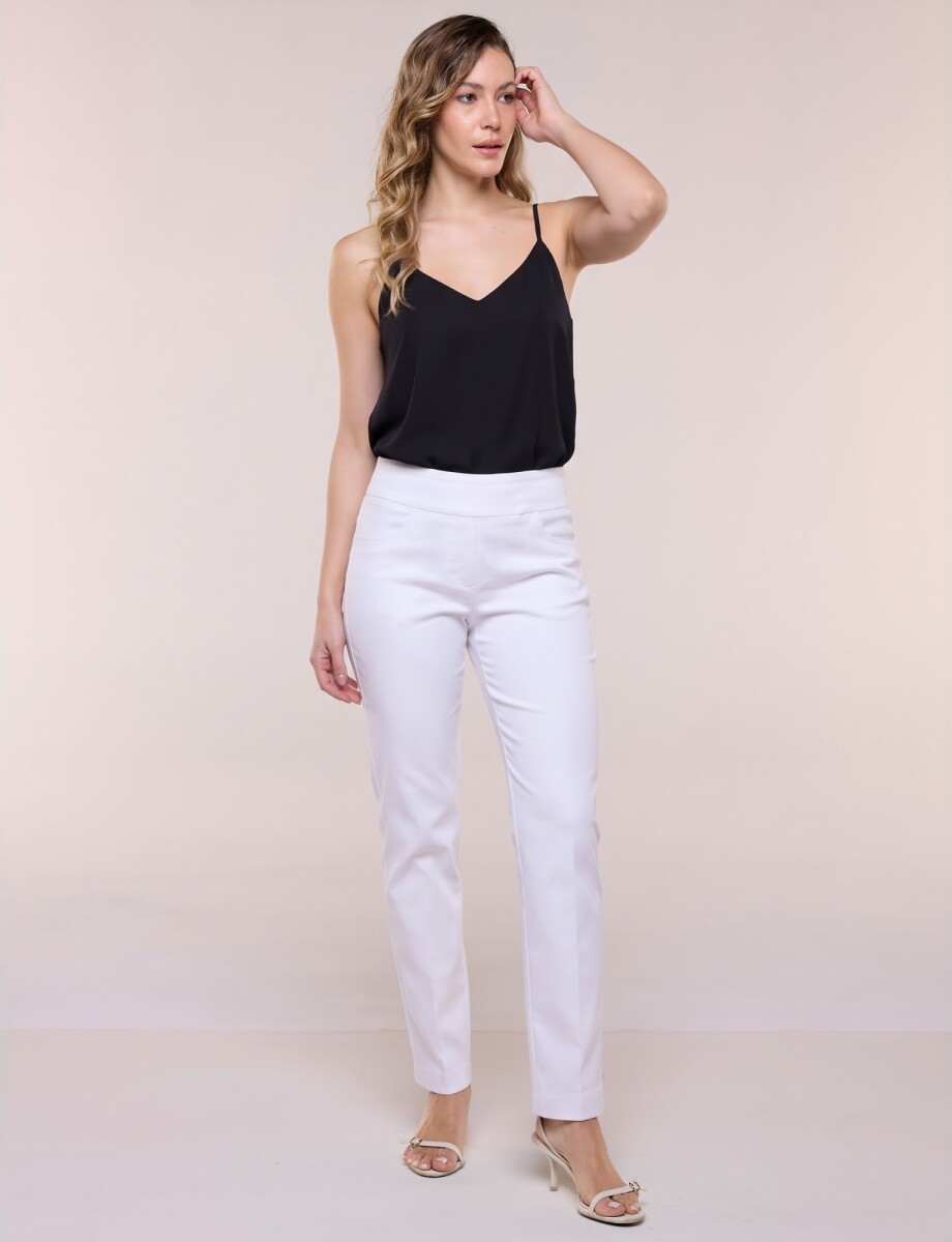 Pantalón Pull On - Blanco 