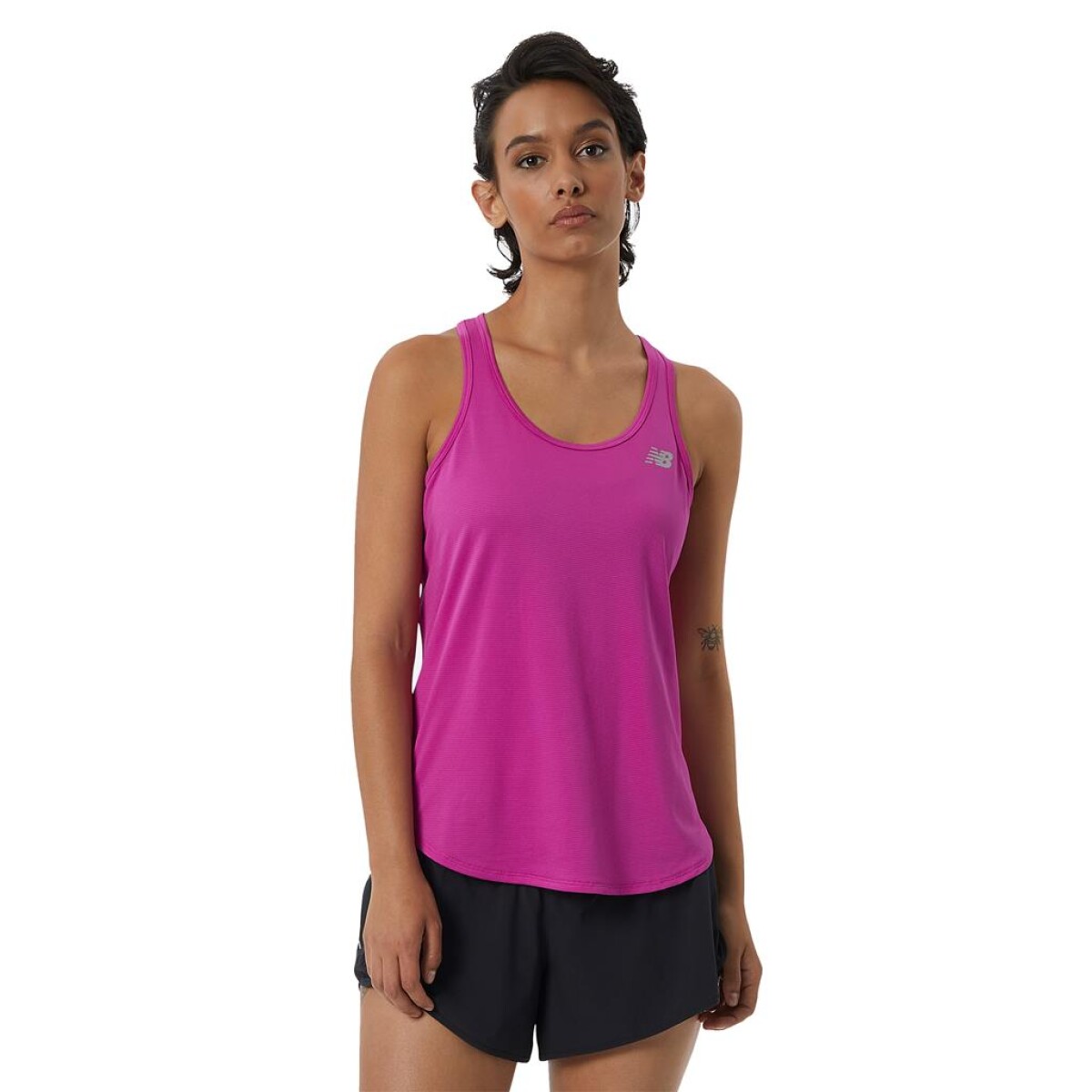 Musculosa New Balance de Dama - Accelerate Tank - WT11222MPO - RED 