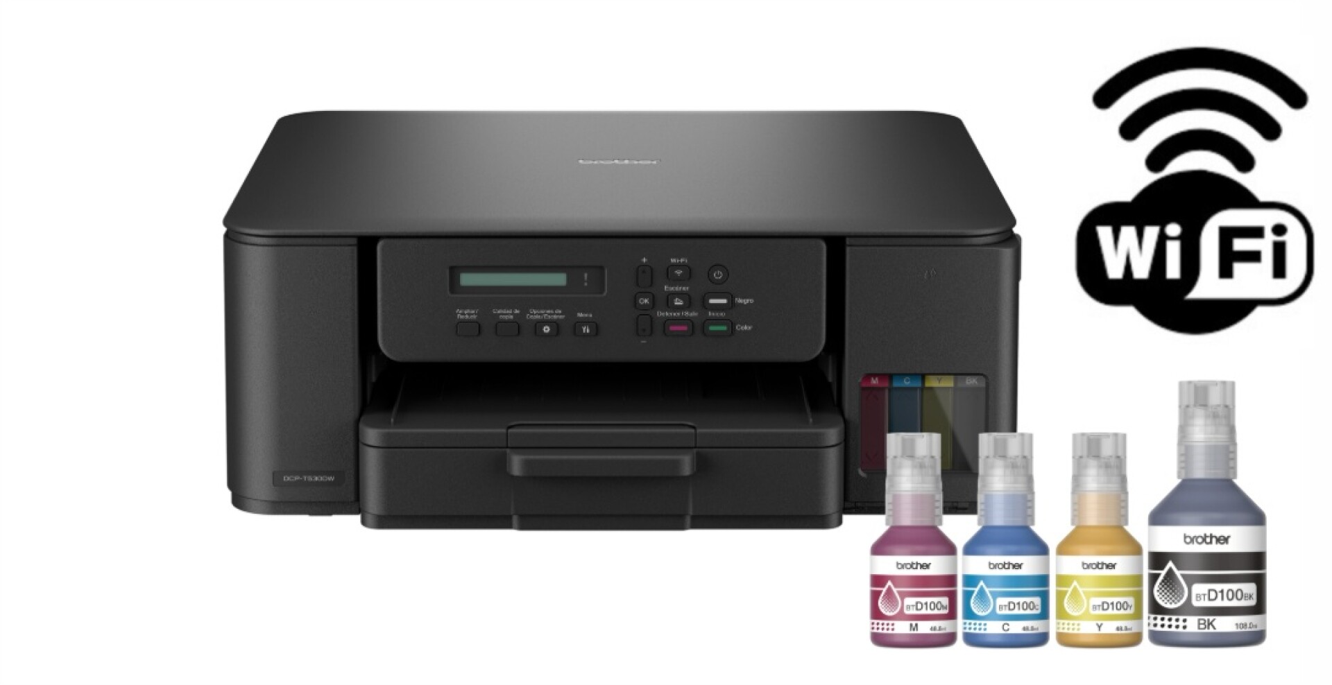 Impresora Brother Multifunción Wi-fi DCPT530DW 