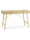 Escritorio LINDVED 48x120 2 cajones color roble Escritorio LINDVED 48x120 2 cajones color roble