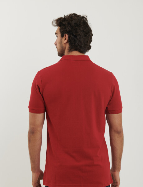 520302 REMERA HARRINGTON URBAN Rojo Oscuro