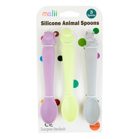 Cuchara para bebè de silicona Cuchara para bebè de silicona