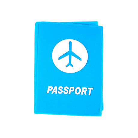 Funda Para Pasaporte Passport Celeste