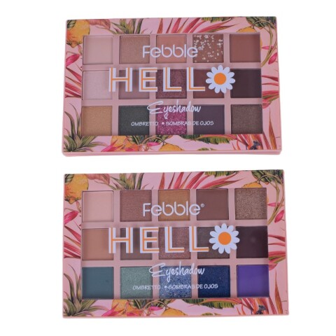 FEBBLE Paleta de sombras para ojos. 15 Tonos fantasía matte Febble Paleta De Sombras Para Ojos. 15 Tonos Fantasía Matte