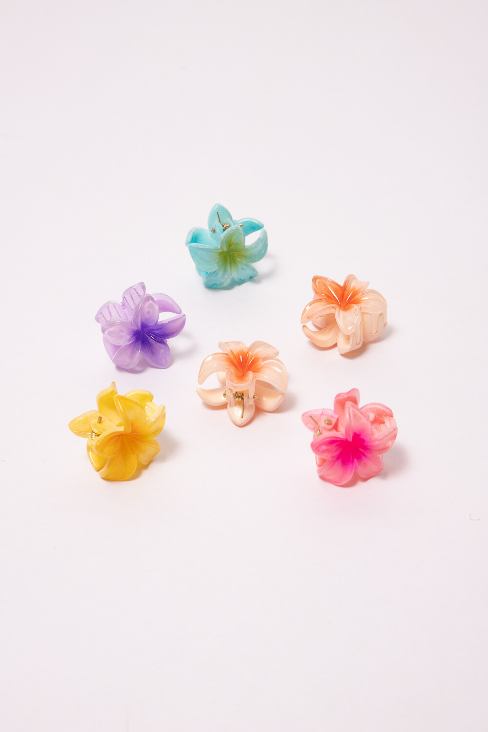 Pinza De Pelo Amaru, Set 6 Piezas Estampado 1